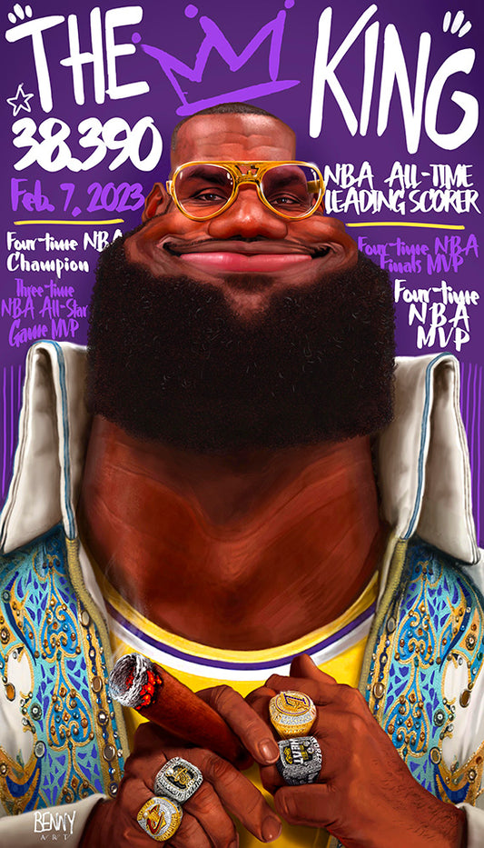 THE KING LEBRON JAMES